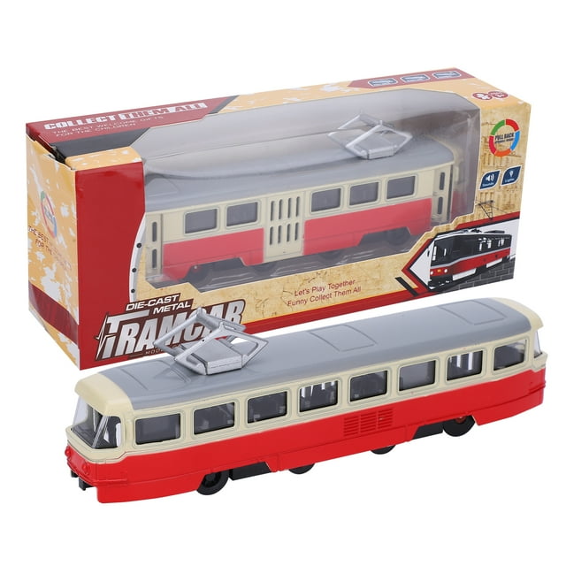 1:90 Coche de juguete para niños con retroceso, modelo de coche de simulación de aleación para niños, decoración con luz y sonido (rojo)