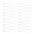 thumbnail image 2 of 20x Cuerda elástica con ganchos Correa elástica portátil estirable 25 cm de largo Blanco, 2 of 9