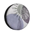 thumbnail image 2 of 16'' Bohemian Leaf Sun Tire Cover, Universal Spare Wheel Covers, Dust-Proof, Water-Proof, Sun-Proof and Corrosion-Proof, 2 of 9