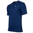 thumbnail image 2 of U.S. POLO ASSN. Camiseta para hombre - Jersey cardado, cuello redondo, logotipo bordado, algodón Azul medio 3XL (XXX-Large), 2 of 3