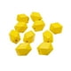 thumbnail image 4 of espaciadoras de madera duraderas para decoración, de madera pulidas irregulares modernas para adornos de fiesta, decoración del hogar, Amarillo, 4 of 9
