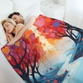 thumbnail image 7 of The Giving Tree Soft Cozy Warm, Lightweight And Plush Flannel Throw Blankets - Perfect for Couch, Bed, Travel, 7 of 7