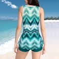 thumbnail image 3 of MKLEKYY Maillots de Bain Tankini pour Femmes Soutien-Gorge à Armatures Tankini Séparé, 3 of 7