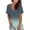 Black, variant on Yubnlvae Tie-Dye V-Neck Tee - 2024 Summer Gradient Print Casual Top (Trendy Textured Fabric | Tummy Control | Multiple Colors) (Black | L)