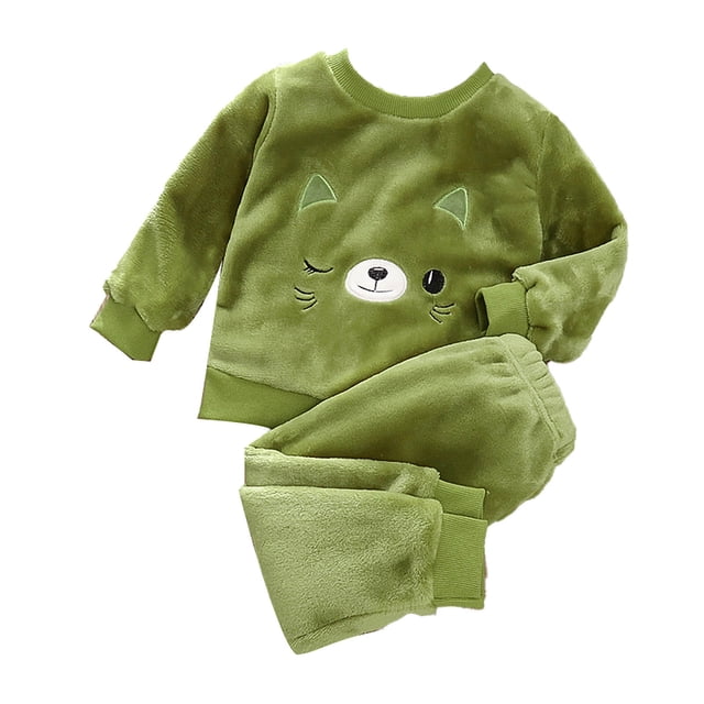 WEAIXIMIUNG Ensemble de Pyjama Doux 2 Pcs pour Enfants et Garçons 6-7 Ans