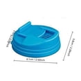 thumbnail image 3 of Plastic Can Covers (Pack of 12) Reusable Drink Can Toppers for 12 oz Standard Cans, Leak-Proof Lid Protectors for Soda, Beer & More, 3 of 6