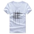 thumbnail image 4 of Koszal T-Shirt Créatif à Imprimé Croix pour Femmes Manches Courtes Col Rond Été, 4 of 6