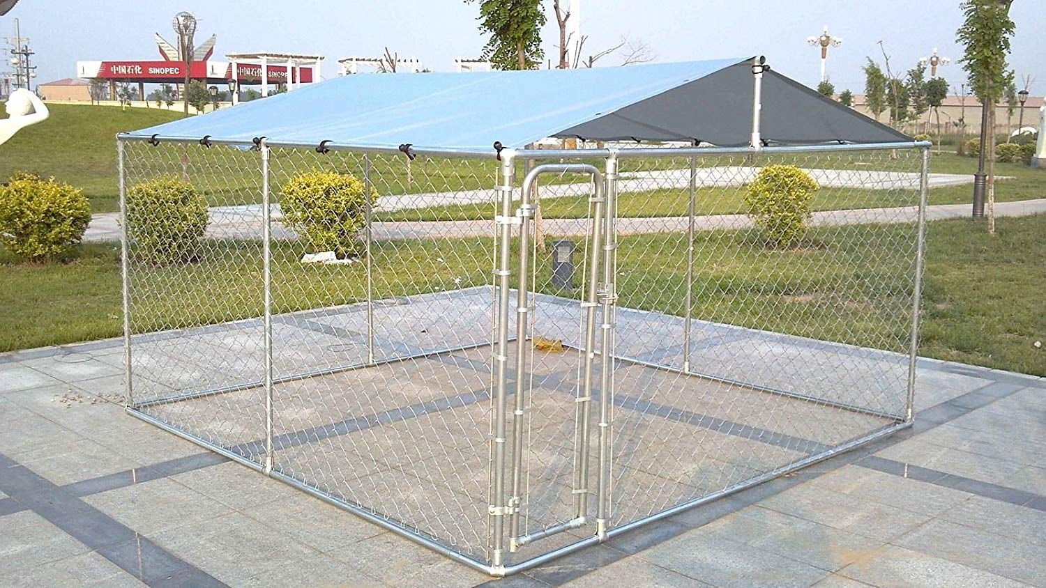 chain link dog kennel walmart