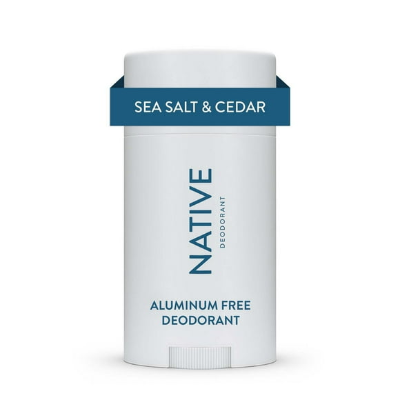 Native Natural Deodorant, Sea Salt & Cedar, Aluminum Free, 75g