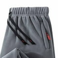 thumbnail image 4 of Men's Thermal Leggings Casual Fleece Lined Base Layer Winter Warm Thickened Joggers Gray S, 4 of 4
