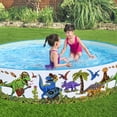 thumbnail image 5 of Alberca Infantil Circular Dinosaurios Bestway Plástico Duro PVC Resistente 183 cm, 5 of 5
