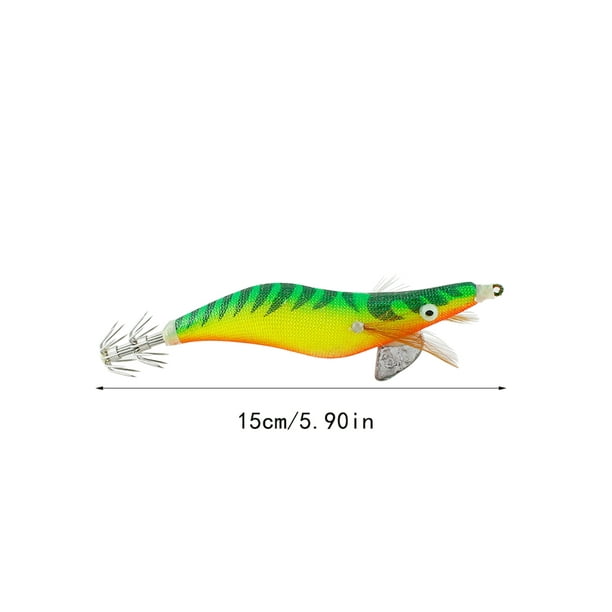 Attractive Squid Bait with Lifelike Swimming Shape for Lake and Ocean  Fishing