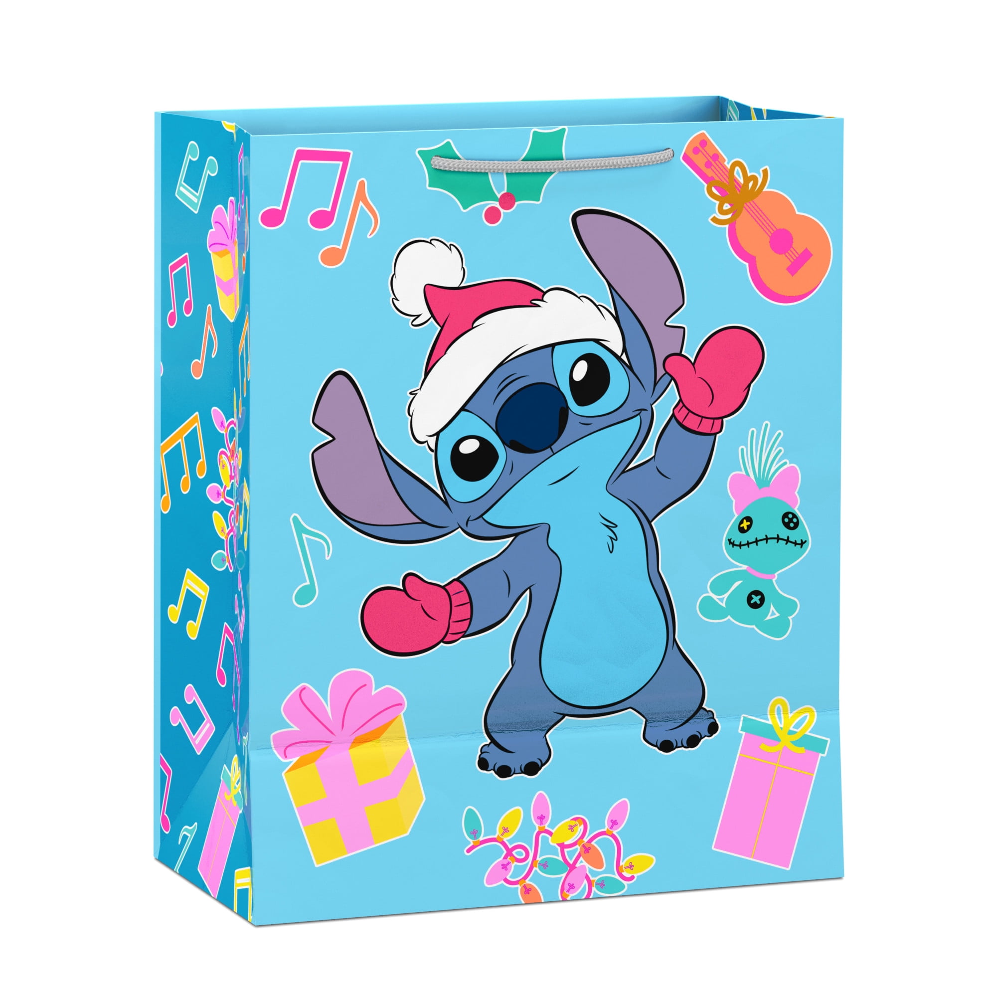 Large Stitch Bag, Disney Stitch Holiday Gift Bag