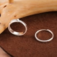 thumbnail image 6 of Lancharmed Women's Rings Silver Plated Rings 4Mm Wide Adjustable Thumb Rings for Women Size 6-10 30Th Birthday Gifts for Women, 6 of 7