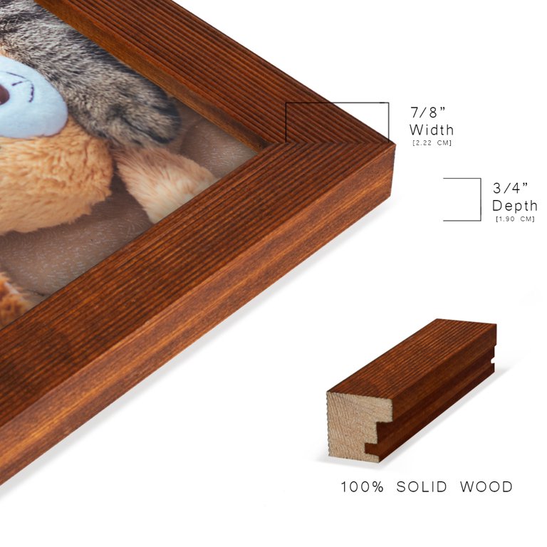 Wood Picture Frame - Set of 6