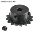 thumbnail image 3 of Uxcell Teeth Sprocket, Carbon Steel, with Set Screws 6mm, 3 of 6