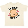 thumbnail image 3 of Inktastic I Loaf You a Lot with Cute Bread Clip Art Boys or Girls Toddler T-Shirt, 3 of 5