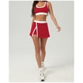 thumbnail image 5 of PISONIC Womens Workout Sets 2 Piece Tennis Sets Skorts Sets Athletic Gym Golf Outfits Tank Top and Skort, 5 of 7