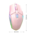 thumbnail image 3 of Ratón para juegos con cable CUTICAT 4 botones Rosado, 3 of 8