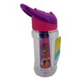 thumbnail image 2 of Cool Gear Paloma Printed 14 Oz Ez-freeze Water Bottle Sipper Straw Flip Cap Fox Owl Porcupine Purple Pink, 2 of 8