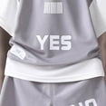 thumbnail image 3 of Back to School Outfit Toddler Boy Short Sleeve Cartoon Print Shirt and Shorts First Day of School Summer Clothes Set 6-12 Months 12-24 Months 2t 3t 4t 5t 6t 7t 8t 9t Children 6-12 Months, 3 of 3