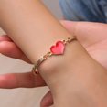 thumbnail image 4 of SPRING PARK Women's Adjustable Love Heart Chain Bracelet Jewelry Accessory Gift, 4 of 7