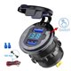 thumbnail image 2 of QC 3.0 Dual USB Cargador De Coche Zócalo Con Cable Impermeable Carga Rápida Toma De Alimentación Para 12V-24V Motocicleta Barco Marino Camión ATV, 2 of 4