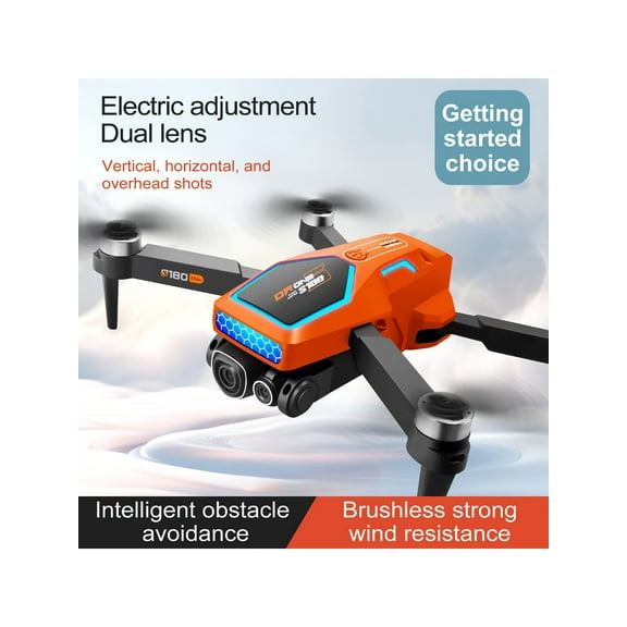 S180 Max Brushless Racing Drone 4k Camera HD Obstacle Avoidance WIFI FPV Quadcopter Optical Flow Positioning Radio Control Toy