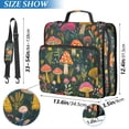 thumbnail image 2 of FORMRS Zipper Binder with Shoulder Strap 2-inch Ring 500 Sheet Capacity File Bag, Orange Mushroom, 2 of 5