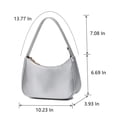 thumbnail image 3 of CYHTWSDJ Bolsos de hombro para mujer, lindo bolso de mano Hobo Mini bolso de mano con cierre de cremallera, 3 of 5