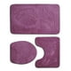 thumbnail image 1 of Alfombra de baño antideslizante Inteprter chenilla 3 piezas duradera multifuncional, 1 of 6