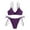 Purple Swimsuits for Women, variant on ylioge Summer 2025 Bikini Sets for Women Two Piece Swimsuits Ladies Trendy Solid Beach Push Up Bikinis Tops Thongs Bathing Suits