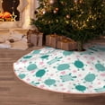 thumbnail image 5 of Rateoe Sea Turtle Pattern Christmas Tree Skirt with Ties , Christmas Tree Decorations, Farmhouse Christmas Decor Xmas Holiday Decorations-48", 5 of 6