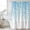 Light Blue, variant on Navy Blue Polka Dots Shower Curtain, Waterproof Shower Curtains for Bathroom, Vintage Abstract Art Watercolor Washable Fabric Bathtub Curtain Set Bath Decor with 12 Hooks Stall 36"x72"