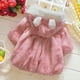 thumbnail image 4 of Abrigo De Invierno Para Niños Pequeños, Chaquetas De Abrigo Para Niñas, Color Sólido, Felpa, Lindas Orejas De Conejo, Sudadera Con Capucha, Abrigo Grueso, Capa Rosa Odeerbi  LM103-3762, 4 of 9