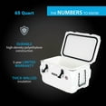 thumbnail image 4 of Lifetime 65 qt Bear-Resistant Camping Cooler, Premium High Performance, Ice Retention, Hard Cooler, 75 Can Capacity, White (91005), 4 of 12