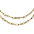 thumbnail image 1 of Diamond2Deal 14K Yellow Gold Polished Double-layer Link Necklace for Women 20", 1 of 5