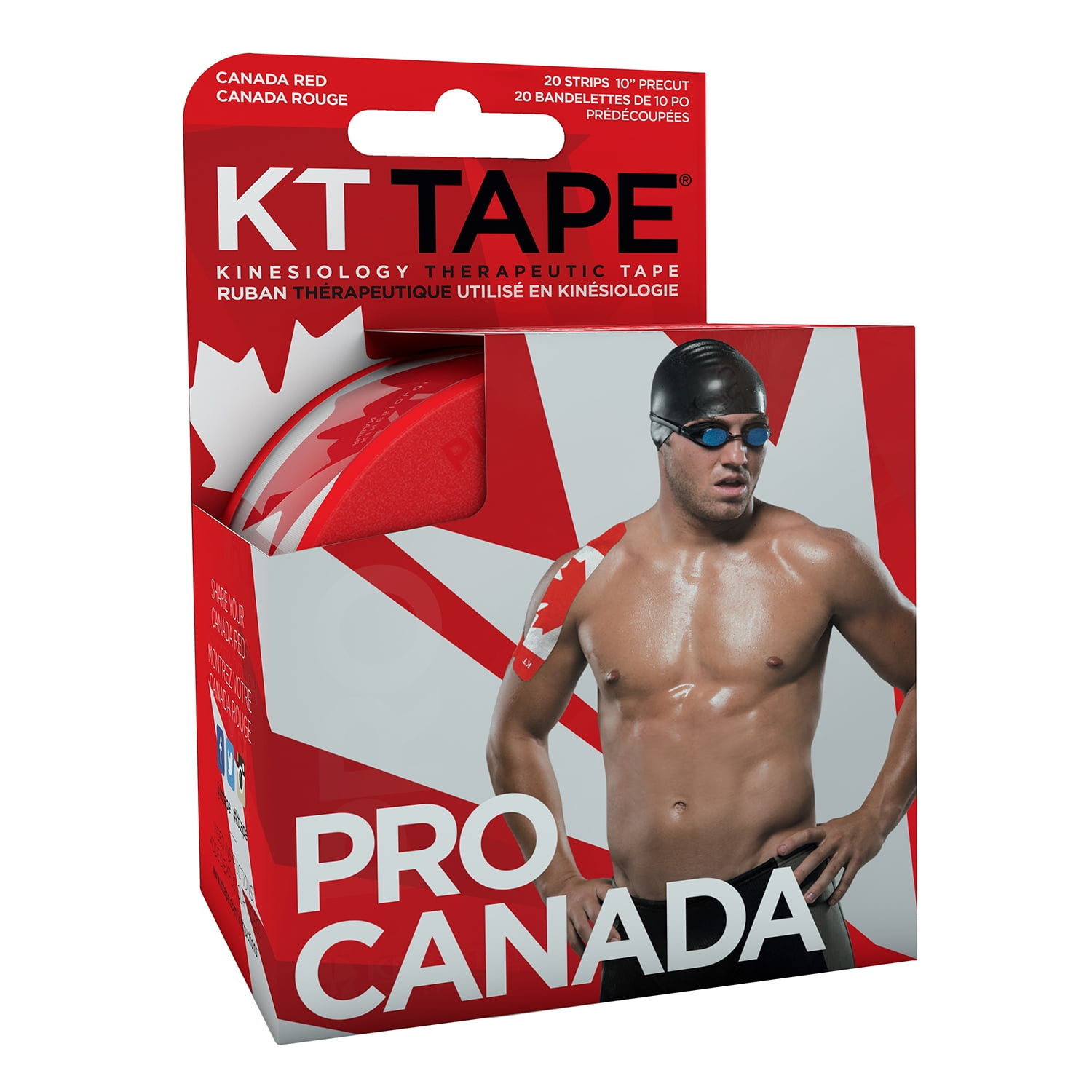 KT Tape PRO LIMITED EDITION Synthetic Kinesiology Tape Roll of 20