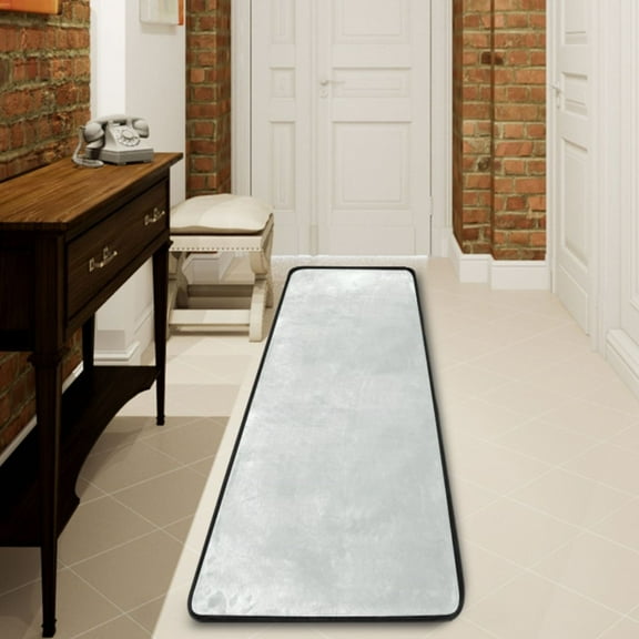 Ryvnso Light Grey Hallway Runner Rugs Floor Carpet Non Slip Entryway Mat 2' x 6'