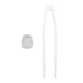 thumbnail image 3 of Unique Bargains Teeth Grillz Set Hip Hop Teeth with Tweezers Teeth Grillz for Halloween Party Hip Hop Show Silver Tone, 3 of 7