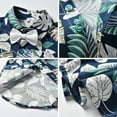 thumbnail image 6 of Younger Tree Toddler Baby Boy Shorts Hawaiian Outfit Set Summer Short Sleeve Button Down Shirt Shorts Clothes Suits for 2-3T, 6 of 6