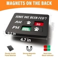 thumbnail image 2 of 2pcs Dog Feeding Reminder Sign with Magnet, Pet Feeding Tracker with Have We Been Fed, Acrylic Slider Sign for Fridge, AM PM Feed Chart Sign with Yes No Option, 2 of 5