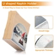 thumbnail image 3 of Ryvnso Winter Gnome Christmas Acrylic Napkin Holder Table Kitchen Paper Tissue Organization, 3 of 7