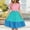 Mint Green, variant on JUSLIO Girls Color Block Dress Cute Crew Neck Flutter Casual Dresses Size 5 Y