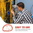 thumbnail image 2 of Phenofice 1Pack Orange 500.0In Lc To Lc Fiber Patch Cable For Networking Environments Efficient Connectivity, 2 of 7