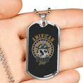 thumbnail image 2 of American Motards Gang Motard Collier en Acier Inoxydable Ou or 18 Carats Chien Tag 24", 2 of 8