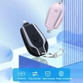 thumbnail image 2 of Keychain Portable Charger,1500mAh Mini Power Emergency Pod Key Ring Cell Phone Charger,Ultra-Compact External Fast Charging Power Bank Battery Pack for iPhone,Android, 2 of 7