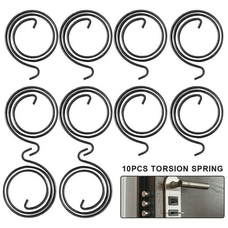 10Pcs 2.5 Turn Door Knob Handle Spring Replacement Torsion Spring For Door