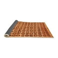 thumbnail image 2 of Ahgly Company Indoor Square Oriental Orange Modern Area Rugs, 6' Square, 2 of 4