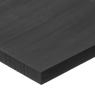 Black Acetal Copolymer Bar - 1/4" Thick x 3/4" Wide x 12" Long